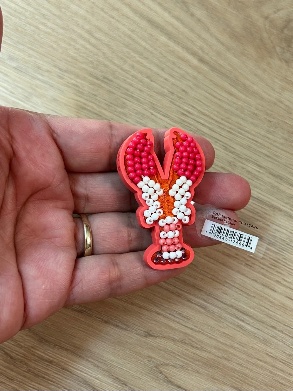 Crocs Charm BEADED LOBSTER Brand New Lobster Crocs Festive Charm-Summer-Beach
